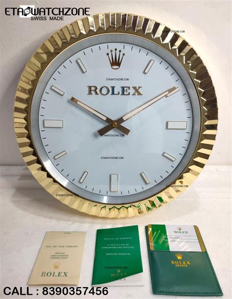 gold rolex clock|Rolex clock price.